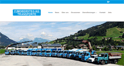 Desktop Screenshot of imoberstegtransporte.ch